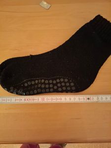 2 I 4 I 6 Paar ABS Socken Herren Damen Anti Rutsch Socken mit Wolle 21463 - 2 Paar Schwarz/Anthrazit 39-42 Kunden-Foto 1