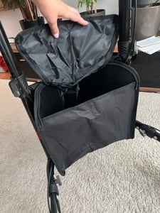 Helavo Aluminium Rollator mit 3 Rädern, Schmaler All terrain Dreiradrollator Kunden-Foto 3