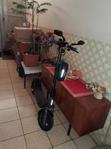 Tas voor op het stuur, reflecterend, waterafstotend, met binnenvakken, geschikt voor fiets en elektrische scooter/e-scooter - 2,5 liter Klantenfoto 1