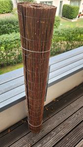 Ogrodzenia Wiklinowe Weidenmatte 170 x 500 cm - Balkon Sichtschutz - Zaun Garten aus Holz - Sichtschutz Garten - Windschutz & Sonnenschutz - Schattens Kunden-Foto 1