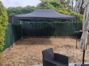 Aga Carpa PLEGABLE PARTY 3x4,5m Negra Foto del cliente 1