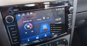 Radio mit Kamera Mikrofon für Opel Zafira B/Astra H/Corsa C D/Combo C mit CarPlay & Android Auto Navigation & Bluetooth 64GB 7 Zoll DAB+ Kunden-Foto 2