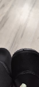Damen Badeschuhe Schwimmschuhe Neopren Wasserschuhe Kordelzug Saunaschuhe 38 Schwarz-Rosa Kunden-Foto 1