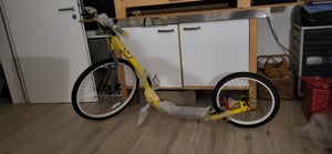 Roller mit aufblasbaren Rädern MASTER 26-20 GLX Schwarz und Gelb Kunden-Foto 1