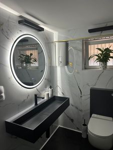 Zrcadlo LED 80cm BAS GREY Fotografie od zákazníka č. 1