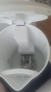 Clatronic® Wasserkocher 1,7L | BPA frei | 2200W | Einhandbedienung | Wasserstandsanzeige | Kettle | Überhitzungsschutz | WK 3835 weiß Kunden-Foto 1