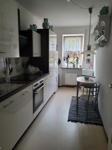 Yaheetech 3-teilig Essgruppe, Sitzgruppe Balkonset aus Holz, Gartenset mit 1 Tisch und 2 Stühlen, Küche Küchentisch, Balkontisch, 80 x 53 x 73,5 cm Driftwood Braun Kunden-Foto 3