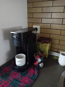Tragbarer Kaffeemühle - 20W elektrische Mühle mit Kegelmahlsteinen, 2000 mAh Akku, einstellbarer Mahlgrad, automatische Abschaltung, kompaktes Reisede Kunden-Foto 1
