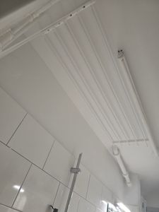 Stendibiancheria Stendino per biancheria Stendibiancheria a soffitto 1,3 m Foto del cliente 1