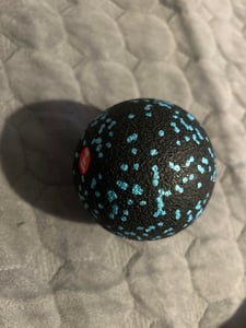 Hop-Sport Massageball EPP Durchmesser 8cm  Faszien-Ball zur Triggerpunkttherapie und Selbstmassage- Weiß Kunden-Foto 1