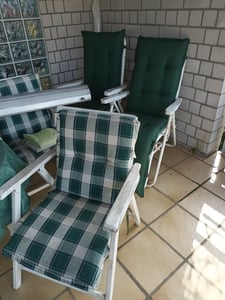 Auflage Relaxliege Florence 2147 dunkelgrün 170x50x8 cm KETTtex Kunden-Foto 1