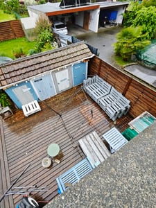 Tente pliante Pavillon 3 x 4,5 m, chapiteau Pavillon de jardin pour jardin, terrasse, fête, étanche, stable, résistant à l'hiver et aux UV, avec 4 panneaux latéraux, 12 sardines, 4 cordes et 1 sac de transport, gris Photo du client 2