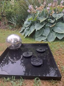 Solar Springbrunnen für Außen, Solar Teichpumpe mit Sprüh Effekten, Garten Wasserspiel - SOLAR FOUNTAIN Kunden-Foto 2