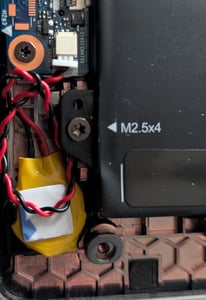 CMOS Batterie Knopfzelle CR1620 Anschluss 5mm x 2,3mm Stecker Kabel PC Laptop Kunden-Foto 1