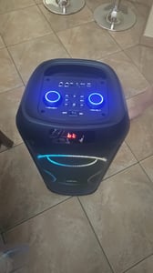 Velký Bluetooth reproduktor 120 W RMS/1400 W PMPO, dva 8palcové reproduktory, ekvalizér, funkce karaoke, MP3/microSD karty, USB, AUX, BT 5.3+EDR Fotografie od zákazníka č. 1