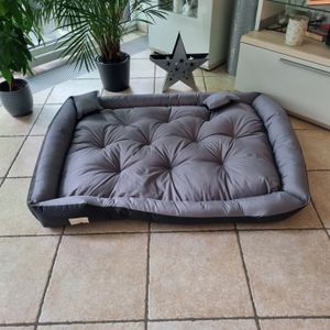 KingDog Hunde- und Katzenbett 3XL Hellgrau Kunden-Foto 5