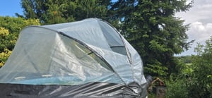EXIT zwembad overkapping ECO ø366cm - ook voor Intex/Bestway - universeel Klantenfoto 19