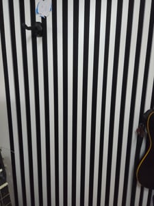MEBANO. Pannello Acustico da Parete MDF su Feltro 240x53 cm Rovere Naturale Grandson con Lamelle Effetto Legno Foto del cliente 8