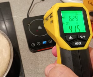 Brotteig-Gärschrank, tragbarer Tassenwärmer, 12-Stunden-Gäreffekt, digitale Temperaturregelung 21°C-38°C, perfekt zum Backen zu Hause Kunden-Foto 1