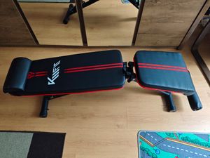 Składana ławka do ćwiczeń KM-Fit | Wielofunkcyjna, regulowana, obciążenie do 400 kg Zdjęcie produktu od klienta nr 6