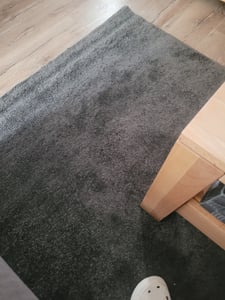 Teppich Wohnzimmer Kurzflor Einfarbig für Schlafzimmer kinderzimmer weicher pflegeleichter, versch.- Größen, Farben Kunden-Foto 6