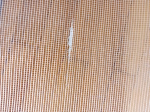 Bettizia 100m² Armierungsgewebe Putzgewebe (1m x 50m) Gewebe Putz Gittergewebe 160g/m² Glasfasergewebe 4mm x 4mm Glasfaser Fassade Orange Kunden-Foto 1