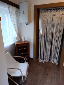 Makramee Wandbehang Türvorhang Vorhang Tür Fenster Vorhang Hochzeit Hintergrund Tapisserie Wandteppich 90x180cm Kunden-Foto 1