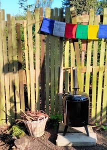 BBQ-Toro emaillierte Gulaschkanone mit Deckel, Kessel 17L und Pfanne Kunden-Foto 2