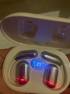 Bluetooth Kopfhörer, Open Ear Kopfhörer, In Ear Kopfhörer, Bluetooth 5.3 Sport-Kopfhörer (  HiFi Stereo, 60 Std Laufzeit, IPX7） Kunden-Foto 1