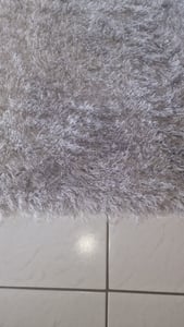 Tappeto a pelo lungo Soggiorno Camera da letto Shaggy Tinta unita Morbido Moderno Grigio Dimensioni 120x170 cm Foto del cliente 2