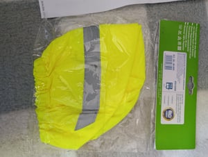 Fahrrad Regenschutz Helm Premium - Regenhaube für Fahrradhelm Kunden-Foto 1