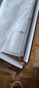 KESPER schoenenkast grijs met zitkussen – 103 x 30,5 x 48 cm – 6 vakken en 2 deuren met verstelbare legplanken – praktische zitbank – 1591913 Klantenfoto 7