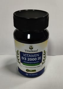 Vitamin D3 2000 I.E. – 365 vegane Tabletten – für normale Knochen, Muskelfunktion & Immunsystem – Langzeitvorrat – labore Qualität Kunden-Foto 2