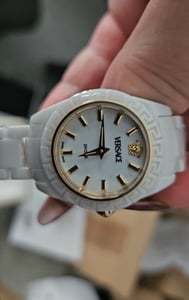 Versace Uhr Damen DV One Mini Weiß Keramik VE9F00224 Kunden-Foto 5