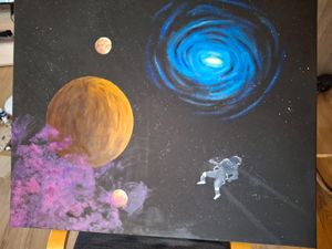 Artecho Acrylfarbe 48 wasserfeste Farben, je 59ml Flaschen mit Klappverschluss, für Papier, Ton, Holz, Steine – zum Reisen, Malen & Freude verschenken Kunden-Foto 3