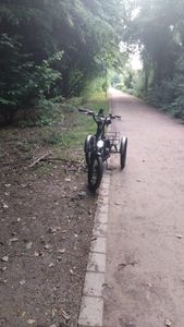 2026 Fat Klapprad E-Bike Lastenfahrrad 20 Zoll 48V 21Ah Akku, Hydraulische Scheibenbremsen Elektrofahrrad, Elektro Lastenfahrrad 180kg, E Bike Dreirad Kunden-Foto 3
