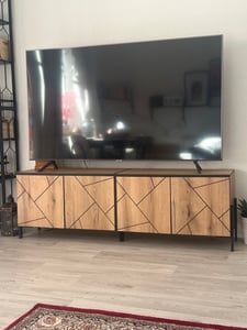Kommode Vicco Hatto Eiche 124 x 69.6 cm, Model 40525 Kunden-Foto 1