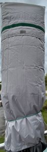 Sekey Sonnenschirm-Schutzhülle für 180cm / 200cm Sonnenschirm, aus 600D Oxford, mit ReiBverschluss, Taupe Kunden-Foto 1