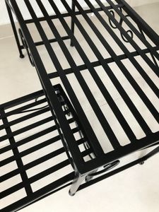 Bank Ranken 2er Set Metall Schwarz Rankendesign Kunden-Foto 1