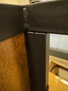 HOMCOM Garderobenständer Schuhregal Kleiderständer mit 8 Haken MDF Schwarz Kunden-Foto 2