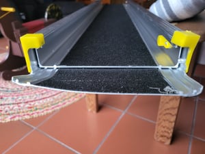 Aluminiumrampe Teleskop Rampe 2er Set Auffahrrampe Laderampe Verladerampe Alu Kunden-Foto 2