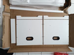 VASAGLE Schuhbank mit Stauraum, Länge 80 cm, Weiß Kunden-Foto 8