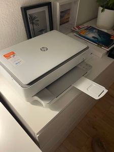 HP ENVY 6022e Wireless All-in-One Farbe Drucker, Instant Ink; Kopierer, Scanner, Thermal Inkjet, Farbdruck, 4800 x 1200 DPI, A4, Direktdruck, Weiß Kunden-Foto 2