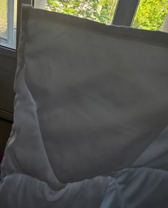 Ganzjahresdecke Bettdecke 200x220 cm - Bettdecken Duvet Bett Decke Steppdecke Schlafdecke Steppbettdecke Quilt mit Füllung aus Microfaser weiß Kunden-Foto 2