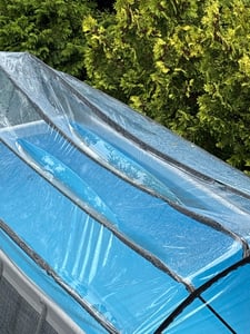 EXIT Pool Überdachung ECO ø244cm, Pool Dome, Universal, Pool-Zubehör, Wetterfest Kunden-Foto 2