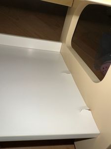 WOLTU Kindertisch mit 2 Stühlen, Kindersitzgruppe mit Stauraum, für Kinder ab 2 Jahren, Grün + Weiß Kunden-Foto 2