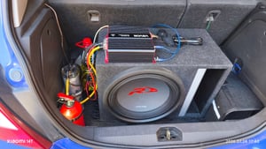 VEVOR Monoblock Autoverstärker 2000 W RMS MAX 1/2/4 Ohm, Audioverstärker (Klasse D / 1-Kanal) mit ferngesteuerter Subwoofer-Pegelregelung Tiefpassfilter Bassverstärkung Lautstärkeregler Kunden-Foto 1