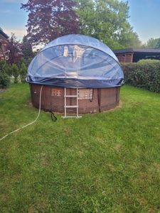 Kryt bazénu EXIT ECO, průměr 366 cm, Pool Dome, univerzální, příslušenství k bazénům, odolný proti povětrnostním vlivům Fotografie od zákazníka č. 10
