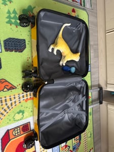 Kinderkoffer Handgepäck Trolley mit Zahlenschloss - Leichter ABS Reisekoffer für Kinder Kunden-Foto 1