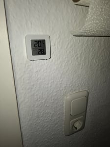 5 Stück Thermometer für Innenräume, Raumthermometer Digital Innen, LCD Intelligentes Hygrometer Kunden-Foto 29